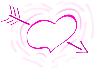 clip art clipart svg openclipart 爱情 emotion heart pink arrow falling passion couple affection quill devotion 剪贴画 心形 心脏 粉红 粉红色 箭头
