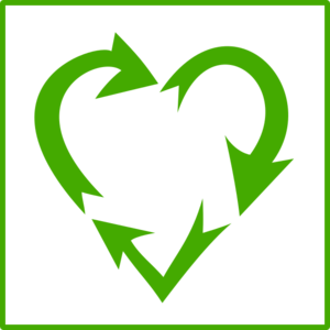 clip art clipart svg openclipart green color 爱情 图标 sign symbol heart ecology recycling ecological recycle awareness 剪贴画 颜色 符号 标志 绿色 草绿 心形 心脏