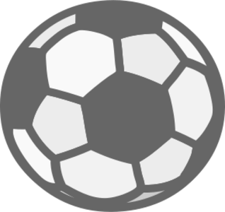 clip art clipart svg play ball football 运动 soccer sports game monochrome 剪贴画 游戏 球 足球