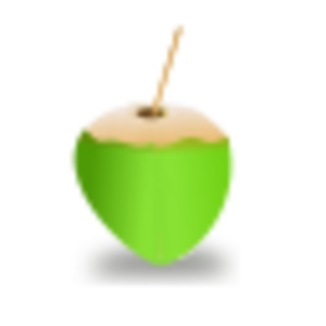 clip art clipart svg openclipart green 食物 fruit shadow milk crop produce coconut 剪贴画 绿色 草绿 阴影 水果