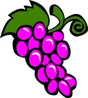 clip art clipart image svg openclipart color 食物 plant fruit purple grape grapes ripe bunch clucter 剪贴画 颜色 植物 紫色 水果