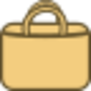 clip art clipart svg openclipart brown simple 图标 shopping bag shop carry purse logo sac handbag 剪贴画