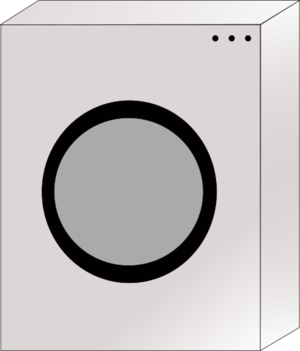 clip art clipart house image svg openclipart machine electrical appliances washing wash washer dryer laundry laundrette 剪贴画 房子 屋子 房屋