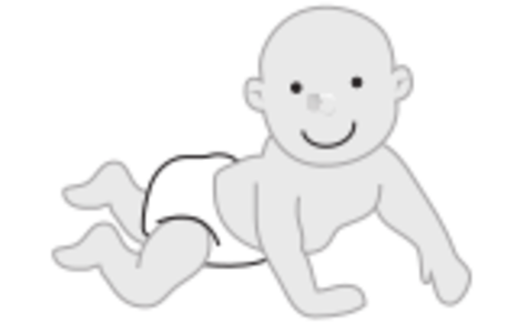 clip art clipart svg openclipart grayscale hands 宝宝 learning floor first steps walk crawling toddler crawl 剪贴画 去色