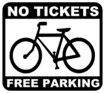 clip art clipart svg openclipart black white car parking sign symbol space bicycle bike park no free tickets 剪贴画 符号 标志 黑色 白色 小汽车 汽车