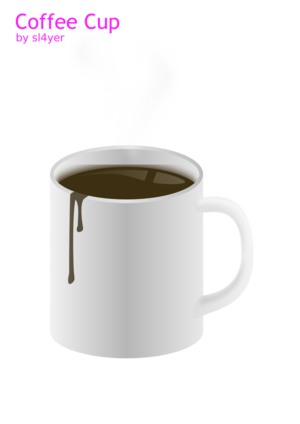clip art clipart image svg openclipart beverage black coffee cup liquid mug esspreso drink hot coffeine 剪贴画 黑色 饮料 饮品