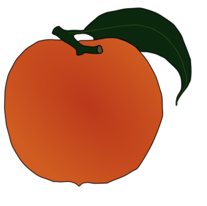 clip art clipart svg openclipart color 食物 fruit produce peach delicious peach juice orange color 剪贴画 颜色 水果