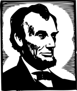 clip art clipart image svg openclipart history 人物 media man american us person usa politics famous-people politician president presidents lincoln 剪贴画 男人 人类 多媒体 美国 历史