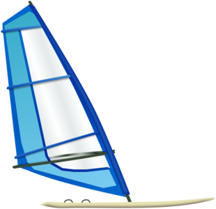 clip art clipart svg openclipart color blue yellow white water sea ocean 运动 sports hawaii sail sailboat surfing wind surfing 剪贴画 颜色 白色 蓝色 黄色 海洋 水