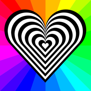 clip art clipart svg openclipart 爱情 sign symbol emotion valentine heart rainbow loving affection gay hippie 剪贴画 符号 标志 情人节 心形 心脏