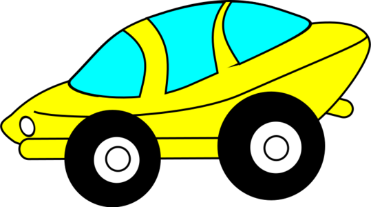 clip art clipart svg openclipart yellow car vehicle drive cartoon race 运动 sports driving sporty 剪贴画 卡通 黄色 小汽车 汽车 驾车