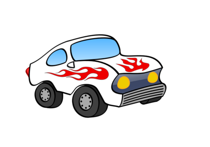 clip art clipart svg openclipart white car vehicle drive cartoon race 运动 sports driving sporty 剪贴画 卡通 白色 小汽车 汽车 驾车