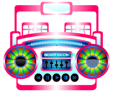 clip art clipart svg colorful 音乐 colors fun cassette pink style mini eighties music player boombox old school boom box fuschia pop culture 剪贴画 彩色 粉红 粉红色 多彩