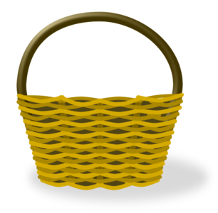 clip art clipart svg openclipart brown yellow shop empty basket shopping cart shopping basket crate 剪贴画 黄色