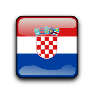 clip art clipart svg iso3166-1 button country flag flags squared croatia croatian 剪贴画 旗帜 按钮