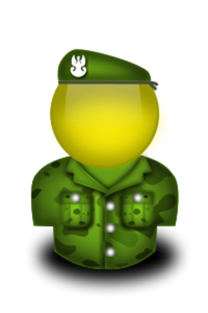 clip art clipart svg openclipart green color 图标 army soldier polish poland private 剪贴画 颜色 绿色 草绿