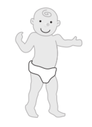 clip art clipart svg openclipart grayscale 宝宝 walking learning floor first steps walk toddler 剪贴画 去色