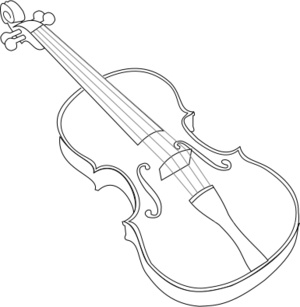 clipart svg openclipart 音乐 play tunes song musical instrument concert pop rock wire string tune-up white violin 白色