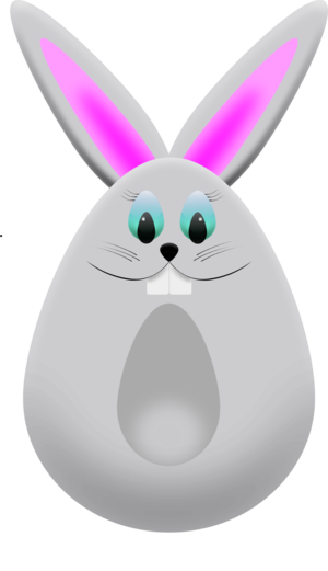 clip art clipart svg openclipart grey color fun kids holiday cute comic seasonal bunny rabbit celebrate easter egg eggs 剪贴画 颜色 假日 节日 假期 小孩 儿童 可爱 灰色 复活节