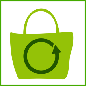 clip art clipart svg openclipart green 图标 shopping bag shop store grocery carrier groceries ecology recycling 剪贴画 绿色 草绿