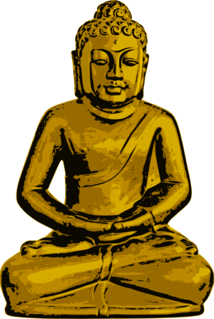 clip art clipart svg openclipart gold india religion golden sitting meditation buddha buddhism buddhist peaceful sitting buddha 剪贴画 宗教 黄金 金色