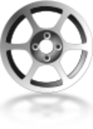 clip art clipart svg openclipart grayscale car drive wheel equipment vehicles rims screw brakes alloy 剪贴画 小汽车 汽车 去色 驾车 器材