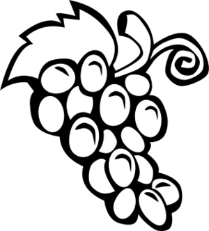clip art clipart svg openclipart 食物 plant fruit wine crop grapes hanging 剪贴画 植物 水果