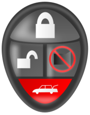 clip art clipart svg openclipart car vehicle warning security lock alarm padlock unlock remote kayring comtrol security lock 剪贴画 小汽车 汽车