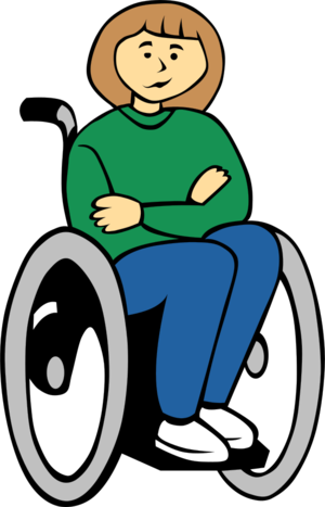 clip art clipart svg openclipart color woman health patient handicapped wheelchair disabled sit illness disease stroke palsy paralysis 剪贴画 颜色 女人 女性
