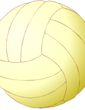 clip art clipart image svg openclipart yellow photo-realistic equipment beach ball 运动 volleyball game playing serve recreation team sport atacking 剪贴画 黄色 游戏 器材 球