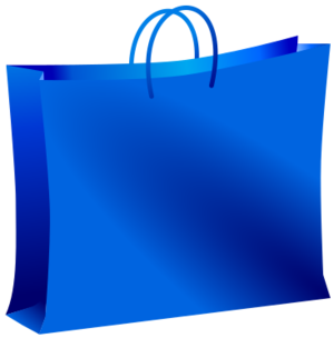 clip art clipart svg openclipart blue buy pay shopping bag shop mall purchase carrier carry fashion shopper 剪贴画 蓝色 时尚 流行