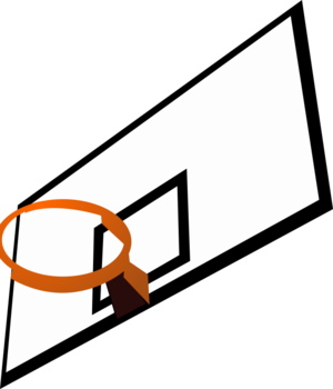 clip art clipart svg openclipart black orange 运动 goal basketball net rim jump 剪贴画 黑色 橙色