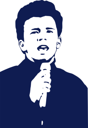 clip art clipart svg openclipart black song concert white famous british sing english writer singer microphone evergreen songwriter rick astley 剪贴画 黑色 白色