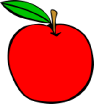 clip art clipart svg openclipart green red 食物 leaf apple fruit shadow crop produce fresh 剪贴画 绿色 草绿 红色 阴影 树叶 叶子 水果