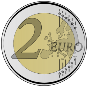 clip art clipart svg openclipart money finance business coin cash euro europe currency price economy two 剪贴画 货币 金钱 钱 商业 欧洲