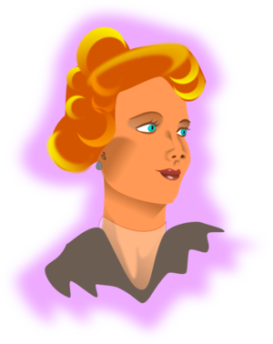 clip art clipart svg openclipart play woman lady 人物 female person face stage famous-people victorian british theatre drama acting singer act actress prfile era 剪贴画 女人 女性 女士 人类