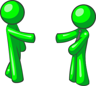 clip art clipart svg openclipart green color cartoon 图标 sign symbol hands character comic two communication guy pointing men characters shaking depiction 剪贴画 颜色 符号 标志 卡通 绿色 草绿
