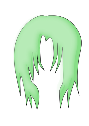 clip art clipart svg openclipart green color child kid 男孩 sign symbol element hair figure anime manga child figure 剪贴画 颜色 符号 标志 绿色 草绿 小孩 儿童 头发 毛发