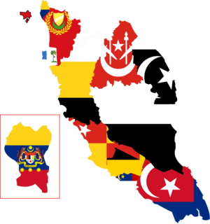svg openclipart red black blue yellow flag state asia map moon star province malaysia 月 月亮 月球 黑色 红色 蓝色 黄色 旗帜 地图 星星 领土