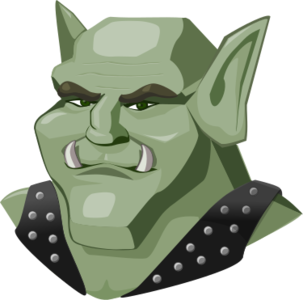 clip art clipart svg openclipart green cartoon 图标 sign symbol fantasy character face comic monster ork hulk skin 剪贴画 符号 标志 卡通 绿色 草绿