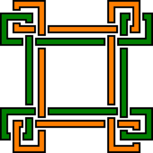 clip art clipart svg openclipart green color frame decorative decoration border orange round pattern lines patterned detail square squares theme braided all 剪贴画 颜色 装饰 绿色 草绿 边框 橙色 正方形 矩形 方形 花样