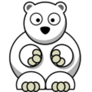 clip art clipart svg openclipart color ice 动物 white cartoon arctic bear confused toy children playing cute polar hug eyes sitting soft teddy lemmling huggy plaything rolling 剪贴画 颜色 卡通 白色 小孩 儿童 可爱 玩具