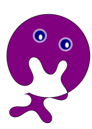 clip art clipart svg openclipart color cartoon 图标 drop mouth sign symbol head character splash face comic purple punk eyes spot stain 剪贴画 颜色 符号 标志 卡通 紫色