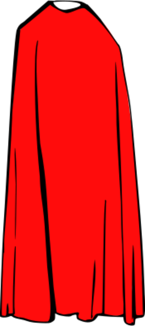 svg red clothing dress fashion cape cloak 红色 时尚 流行 衣服