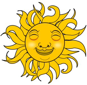 clipart svg openclipart color yellow cartoon 图标 happy sun rays orange holiday smiling smile star smiley fresh lip art sunny shine shining daytime day spiky spikes 颜色 卡通 假日 节日 假期 黄色 橙色 微笑 星星 太阳