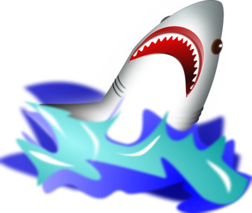 clip art clipart svg openclipart color 食物 blue nature 动物 teeth fish water sea ocean death danger big shark wildlife wild eat large great diving out white-shark white death surfers 剪贴画 颜色 蓝色 海洋 水 吃的 危险 警告 大型的