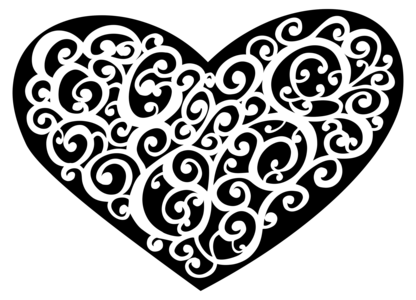 clip art clipart svg openclipart simple black white 爱情 艺术 frame decorative ornament decoration border pattern heart shape abstract decorated stripe ornate ornamental thick geometry 剪贴画 装饰 黑色 白色 边框 花样 心形 心脏