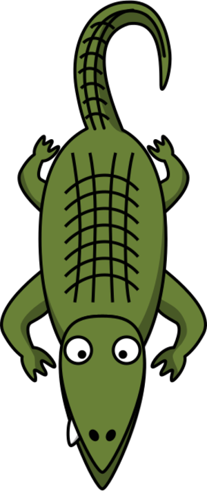 clip art clipart svg openclipart green color 动物 cartoon water reptile remix lizard comic crawling crocodile alligator 剪贴画 颜色 卡通 绿色 草绿 水