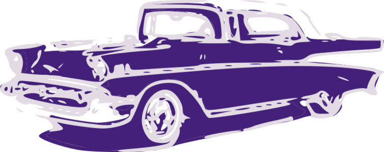 clip art clipart svg openclipart classic old drawing vintage car 交通 vehicle drive orange driving auto purple front violet view side 剪贴画 小汽车 汽车 橙色 驾车 紫色
