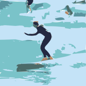 clip art clipart svg openclipart grey color blue 人物 water sea ocean 运动 sports ski skier surf waves surfer surfing 剪贴画 颜色 蓝色 海洋 水 灰色